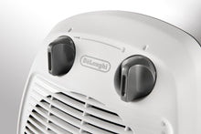 Carica l'immagine nel visualizzatore di Gallery, De'Longhi Hva 3220 Termoventilatore Verticale, Silenzioso, 2 Manopole, 2 Potenze, Protezione Antigoccia, Termostato, Maniglia, Protezione Antigelo, Doppio Isolamento, Piccole Dimensioni, Bianco