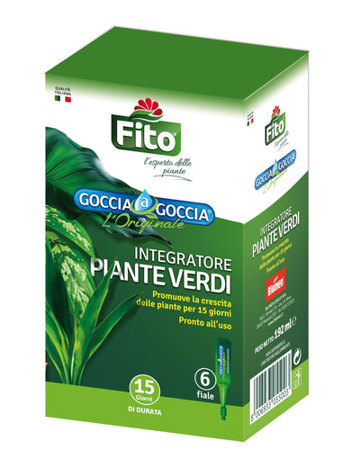 Fito X100401 Goccia Piante Verdi, Verde, 8.1x5.6x14 cm cm, Verde - Ilgrandebazar