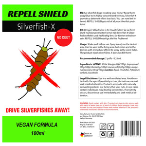 Repellente per pesciolini d'argento REPELL SHIELD I 100 ml I per... - Ilgrandebazar