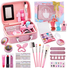Carica l'immagine nel visualizzatore di Gallery, Set di Trucco per Ragazze, Eleanore's Diary Set Regalo Trucco per Bambini Non Tossico e Lavabile, Regalo per ragazze, Giocattolo per il trucco con custodia per il trucco per ragazze dai 3 anni