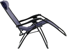 Carica l&#39;immagine nel visualizzatore di Gallery, AmazonBasics - Sedia a gravità zero, Blu - Ilgrandebazar