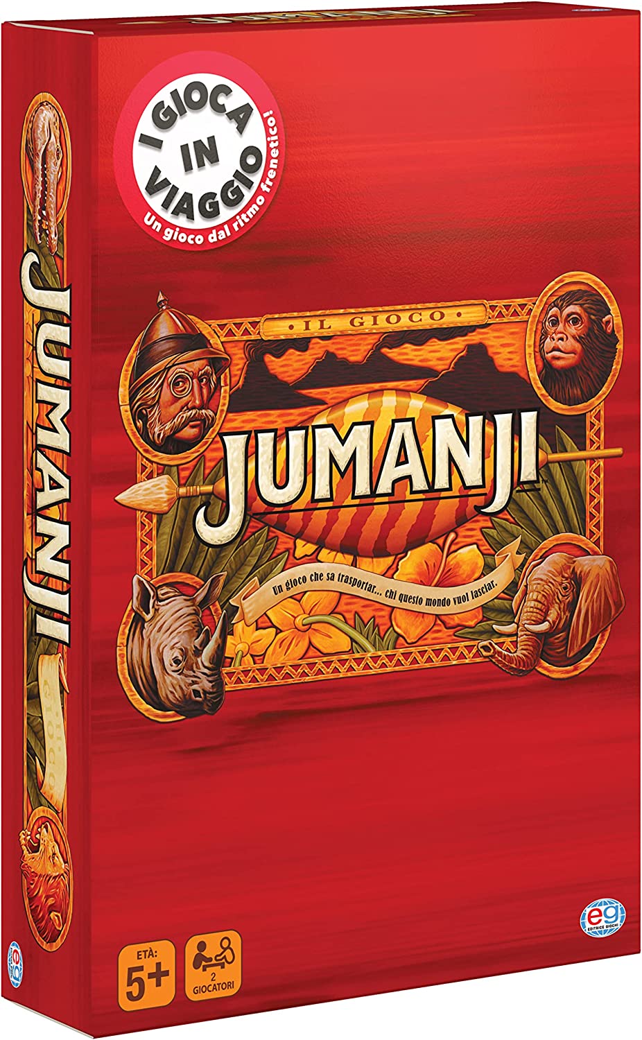 Jumanji Film Gioco da Tavolo Edizione Speciale da Collezione Scatola Legno  Raro