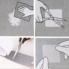 Carica l'immagine nel visualizzatore di Gallery, Aggiornato Nastro per Riparare Zanzariere Nastro Adesivo in Fibra di Vetro per Finestre Schermo Patch con Adesivo Forte per Riparazione di Finestre e Porte Anti-Zanzara Insetto,5cm x 200cm Grigio