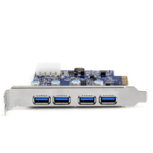 Carica l&#39;immagine nel visualizzatore di Gallery, CSL - Scheda PCIe 4 Porte USB 3.0 - PCI Express 3 Plug e A: 4 porte - Ilgrandebazar