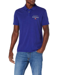 NAPAPIJRI Eils SS Polo, (Blu Marine 176), Medium Uomo - Ilgrandebazar