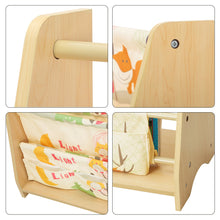 Carica l&#39;immagine nel visualizzatore di Gallery, SONGMICS Libreria di Tessuto per 62 x 28 x 72 cm, Finitura Acero, Multicolore - Ilgrandebazar