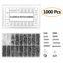 Carica l&#39;immagine nel visualizzatore di Gallery, ZOEON Viti per Occhiali, 1000 Pcs Occhiali e Riparazione Kit...