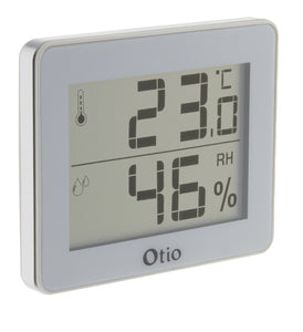 Otio 936059 - Termometro/igrometro per Interni, Colore Bianco - Ilgrandebazar