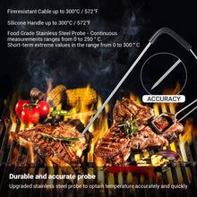 Carica l&#39;immagine nel visualizzatore di Gallery, Inkbird IBT-2X Bluetooth Termometro Digitale Barbecue Termometro e Timer con Sonda di Temperatura per Carne Grigliate BBQ Fumatore Forno di Cottura 2 sensori