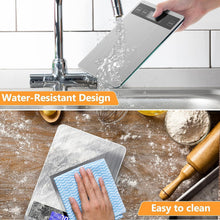 Carica l'immagine nel visualizzatore di Gallery, Bilancia Da Cucina Digitale, 5 kg, Elettronica In Acciaio Inox, Elegante Alimentare Ultra Sottile, Per Casa, Con Display Lcd, Funzione Tara