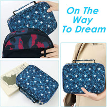 Carica l'immagine nel visualizzatore di Gallery, EDATOFLY 72 Slot Matite Astuccio Multifunzione Grande Astuccio Borsa Matite per Ragazzi e Ragazze (Blu Scuro)