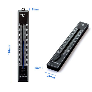 Lantelme 7715 - Set di 2 termometri analogici per Interni ed Esterni, da -30... - Ilgrandebazar