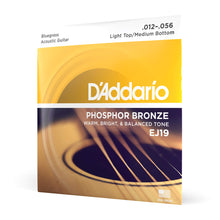 Carica l&#39;immagine nel visualizzatore di Gallery, D&#39;Addario EJ16 Set Corde Acustica EJ Phosphor BRZ RND WND - Ilgrandebazar
