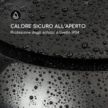 Carica l&#39;immagine nel visualizzatore di Gallery, Blumfeldt Heat Guard Blackline Delicate - Riscaldamento da 1500 W Nero - Ilgrandebazar