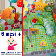 Carica l&#39;immagine nel visualizzatore di Gallery, Palestrina Neonati One Sensoriale età 0/24 mesi, Usabile come Fasciatoio, Trasportabile, Tappetino e Giochi Imbottiti e Lavabili per la Sicurezza dei Bambini, standard EN71 Europeo