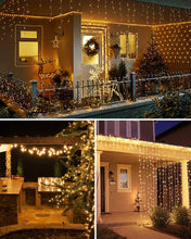 Carica l&#39;immagine nel visualizzatore di Gallery, Kolpop Luci Solari Esterno, 240LED Catena Luminosa Esterno Solare Luce... - Ilgrandebazar