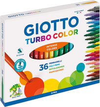 Carica l'immagine nel visualizzatore di Gallery, Giotto Turbo Color pennarelli in astuccio da 36 colori