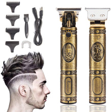 Carica l'immagine nel visualizzatore di Gallery, Xnuoyo professionale Tagliacapelli Uomo Tagliatrice Capelli Taglierina Barbiere Barba Elettrica Trimmer e Precisione Impermeabile con 3 Pettini per Diverse Lunghezze di Taglio Modello
