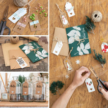 Carica l'immagine nel visualizzatore di Gallery, SuMille 200Pezzi Tag Regalo,Etichette regalo di carta fai da te,targhette... - Ilgrandebazar