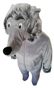 F49 XL, Lupo Costume Costumi da adulto vestiti di carnevale Grigio - Ilgrandebazar