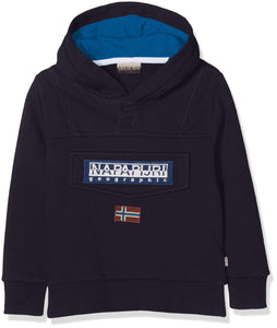 NAPAPIJRI Burgee Sweatshirt Felpa, Grigio (Med Grey Mel 160), 140 (Taglia... - Ilgrandebazar
