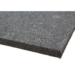 acerto 31699 Tappetino lavatrice in granulati di gomma - 60x60x0,6 cm, Nero - Ilgrandebazar