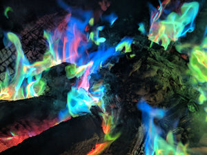 MYSTICAL Fire, Polvere Colorata per bracieri, Set di 10 bustine - Ilgrandebazar