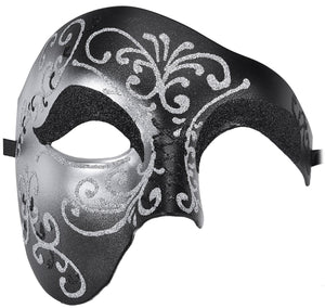 Kapmore Mens Travestimento Maschera Halloween Costumi Veneziano Maschera... - Ilgrandebazar