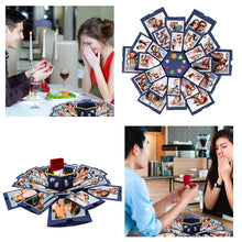 Carica l&#39;immagine nel visualizzatore di Gallery, WisFox Explosion Box, Creativo Fai Da te a Sorpresa Esplosione Regalo Blu - Ilgrandebazar