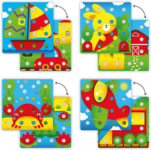 Carica l'immagine nel visualizzatore di Gallery, Quercetti - 2270 Jumbo Peggy - 20 pz , chiodini per bambini prima infanzia
