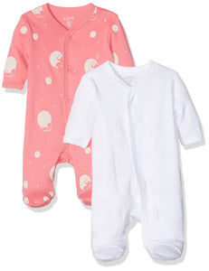Care Pigiama Bimba 0-24 (Pacco da 2)    Rosa (Old Rose 556) 2 mesi - Ilgrandebazar