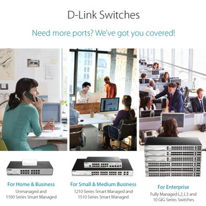 D-Link GO-SW-5E Switch Desktop, 5 Porte RJ45 Fast Ethernet 5 Porte, Bianco - Ilgrandebazar