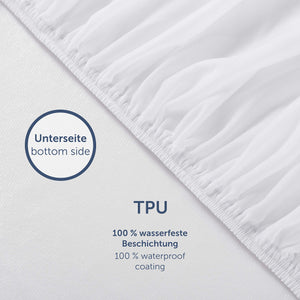 Blumtal Coprimaterasso Una Piazza e Mezza Impermeabile Antiacaro - 120 x 190cm, Coprimaterasso Impermeabile Una Piazza e Mezza con Angoli, Certificato OEKO-TEX, 1 Pezzo
