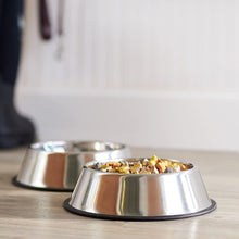 Carica l'immagine nel visualizzatore di Gallery, AmazonBasics - Ciotola per cani in acciaio INOX - Confezione da 2