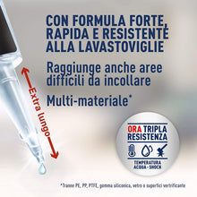 Carica l'immagine nel visualizzatore di Gallery, Loctite Super Attak Precision, Colla liquida trasparente con beccuccio extra lungo, Colla universale istantanea multimateriale, Colla resistente e precisa, 1 x 5g