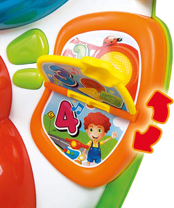 Clementoni- Valentino Scooterino Primi Passi, 9+ Mesi, Multicolore, 14942