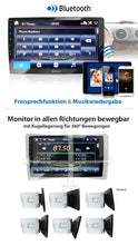 Carica l&#39;immagine nel visualizzatore di Gallery, XOMAX XM-2V1004 Autoradio con Schermo Touch Screen XXL regolabile Multicolore