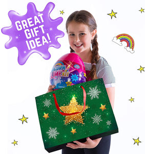 GirlZone Regali per Ragazza Uova Unicorno Sorpresa di Slime per Bambini Tutto per fabbricare la Tua Melma - Kit Slime Fluffy Uovo Sorpresa - Fabbrica Slime luccicante con Il Uovo Unicorn per Bambina
