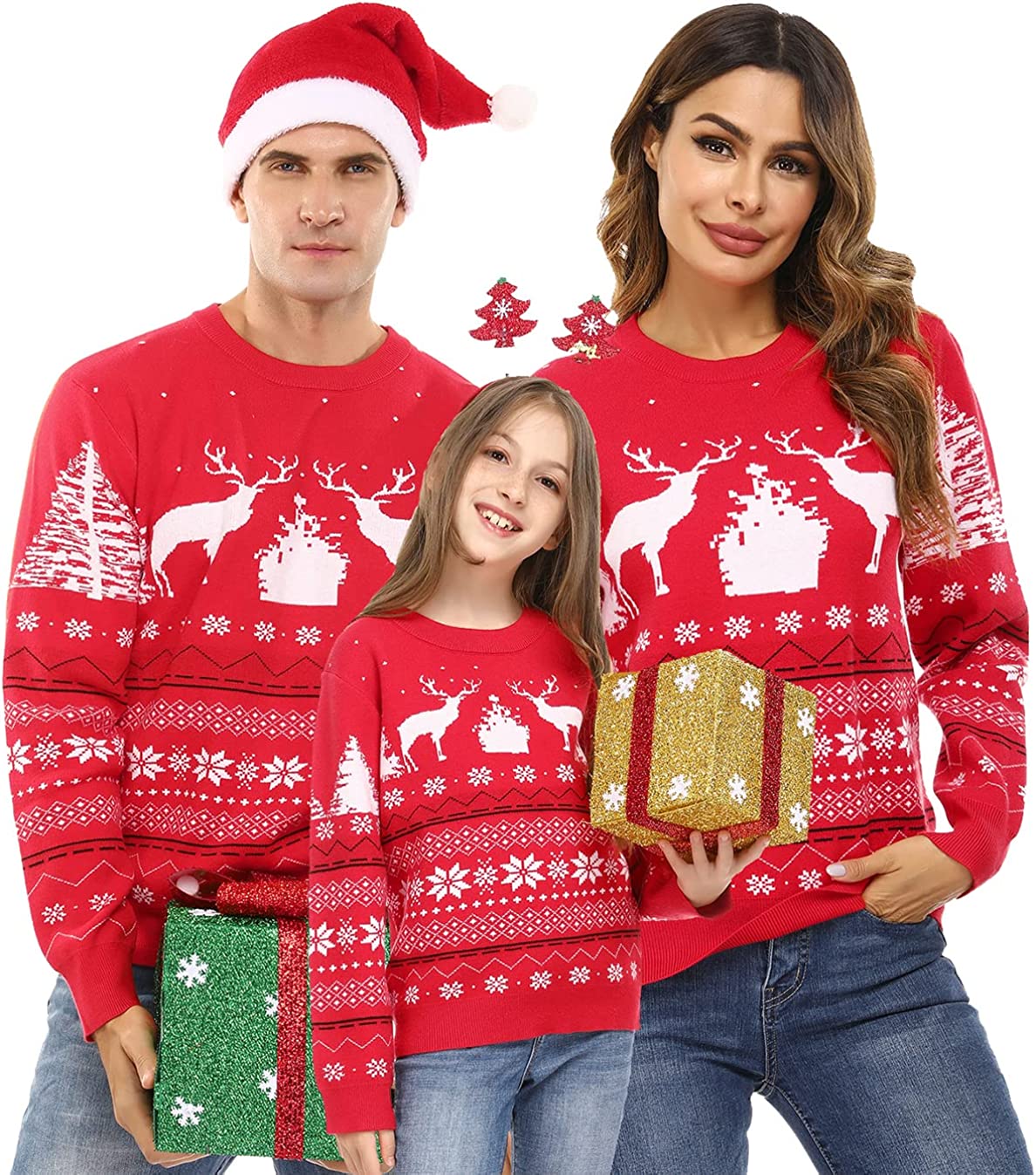 Felpe Natale Maglioni Di Natale Famiglia Felpe Natale Maglioncini