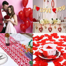 Carica l&#39;immagine nel visualizzatore di Gallery, Kit decorazioni per San Valentino 1000 pezzi Petali di rosa rossa 10 pezzi... - Ilgrandebazar