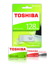 Carica l&#39;immagine nel visualizzatore di Gallery, Toshiba Hayabusa Pendrive 128 GB, Chiavetta USB 2.0, 18 Mb/s, 128 Bianco - Ilgrandebazar