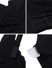 Carica l&#39;immagine nel visualizzatore di Gallery, iClosam Reggiseno Senza Ferretto, Reggiseno Bra Donna Push up con Imbottito Rimovibili M-3XL
