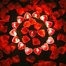 Carica l&#39;immagine nel visualizzatore di Gallery, Bdecoll Romantico di San Valentino,1000 Petali Rosa | 50 Candele Rosse a B - Ilgrandebazar