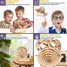 Carica l'immagine nel visualizzatore di Gallery, SHONCO Giocattoli per biglie in Legno, Puzzle in Legno 3D, Set di Ingranaggi Meccanici, Regalo di Natale / Compleanno / San Valentino per Adulti e Bambini dai 14 Anni in su