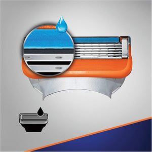 Gillette Fusion5 Lamette da Barba, 12 Ricambi da 5 Lame, Delicatezza Insuperabile, Rasatura Scorrevole con Striscia Lubrificante, Fino a 1 Mese di Rasatura con 1 Lametta 12 Unità
