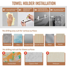 Carica l&#39;immagine nel visualizzatore di Gallery, AIKER Porta Asciugamani Bagno,Versione aggiornata Porta Asciugamani Bagno Adesivo 10PCS,Acciaio Inossidabile SUS304 Ispessito di Accessori Bagno Per Mobili da Bagno o arredo Bagno a Parete