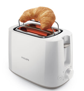 Philips Daily Collection HD2583/00 Tostapane con Pinza per Sandwich, Bianco - Ilgrandebazar