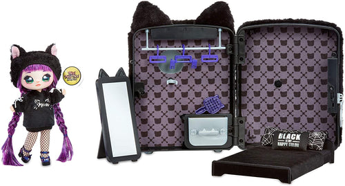 Na! Na! Na! Surprise 3-in-1 Zaino Camera da Letto Black Kitty con Bambola Tuesday Meow in Edizione Limitata