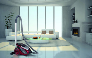 Hoover Xarion PRO XP15 Traino Multiciclonico Senza Sacco, 800 W, Nero/Rosso - Ilgrandebazar