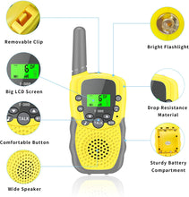 Carica l&#39;immagine nel visualizzatore di Gallery, Fairwin Walkie Talkie, 8 Canali 3 Miglia di Raggio Walkie Talkie Bambini Giocattolo Regali per 3-12 Anni Ragazze o Ragazzi, Avventure all&#39;Aria Aperta Escursionismo in Campeggio con Torcia